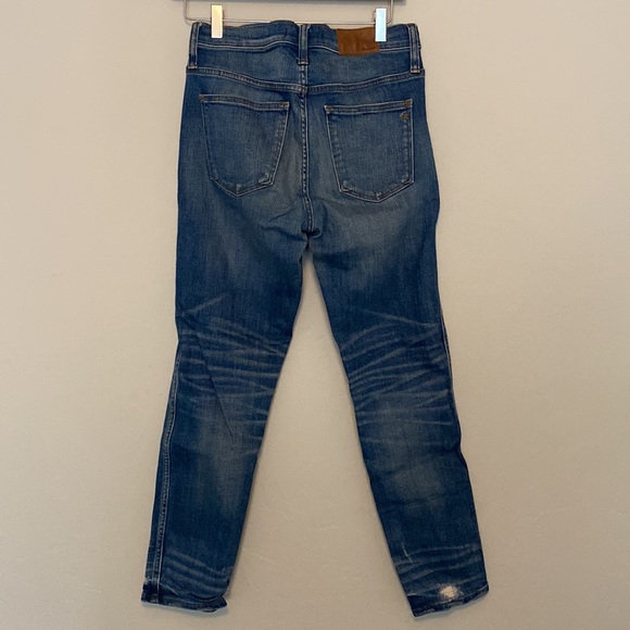 Madewell Slim Straight Jeans: Distressed Button-Front Edition - Picture 13 of 14